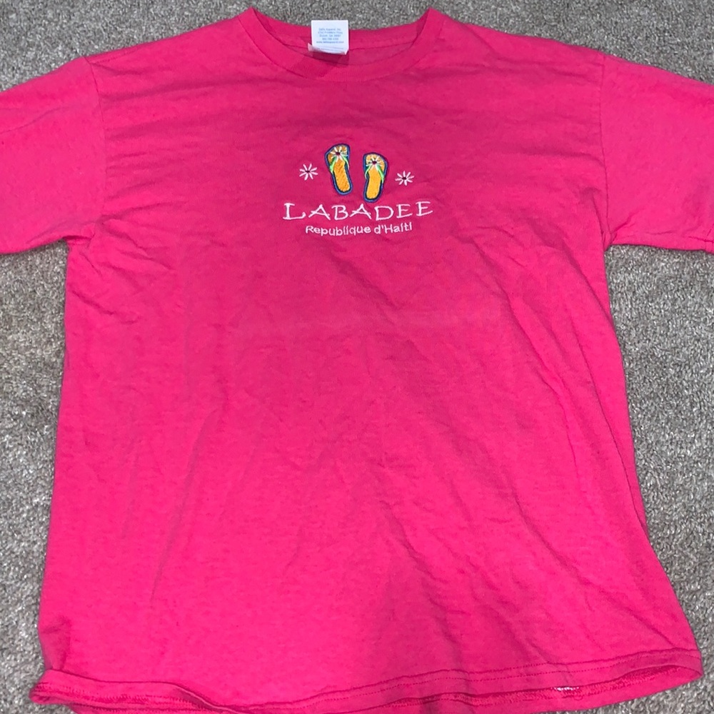 Labadee embroidered tee